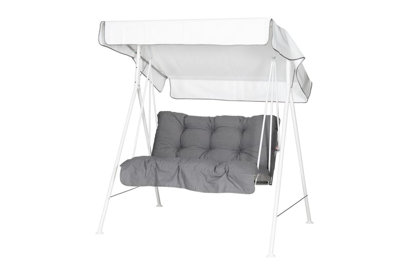 Tritante Täydellinen riippukeinu 130 cm, Valkoinen/Harmaa