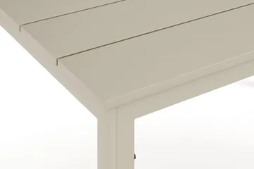 Tunis ulkoruokapöytä 140x90 cm, suorakulmainen - Beige/Beige - Puutarhakalusteet - Terassipöydät - Ruokapöytä terassille