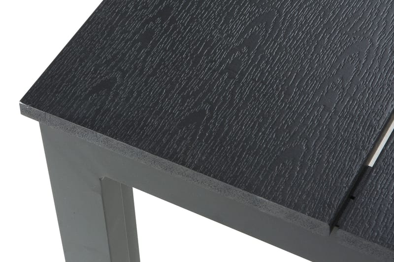 Tunis ulkoruokapöytä 205x90 cm, suorakulmainen - Musta/Musta - Puutarhakalusteet - Terassipöydät - Ruokapöytä terassille