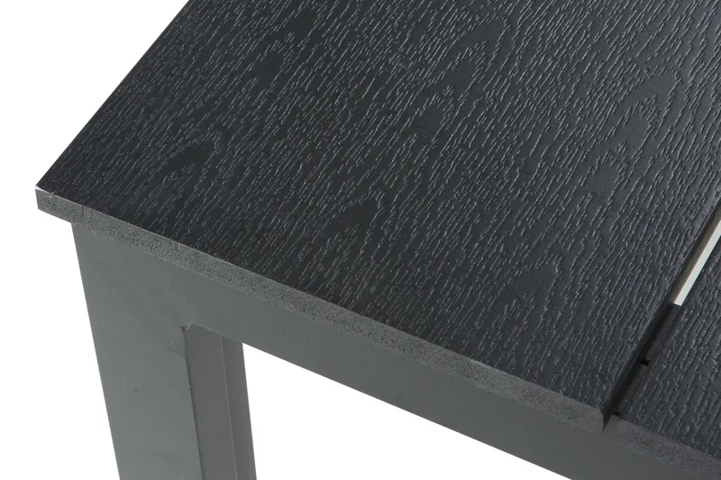 Tunis ulkoruokapöytä 205x90 cm, suorakulmainen - Musta/Musta - Puutarhakalusteet - Terassipöydät - Ruokapöytä terassille