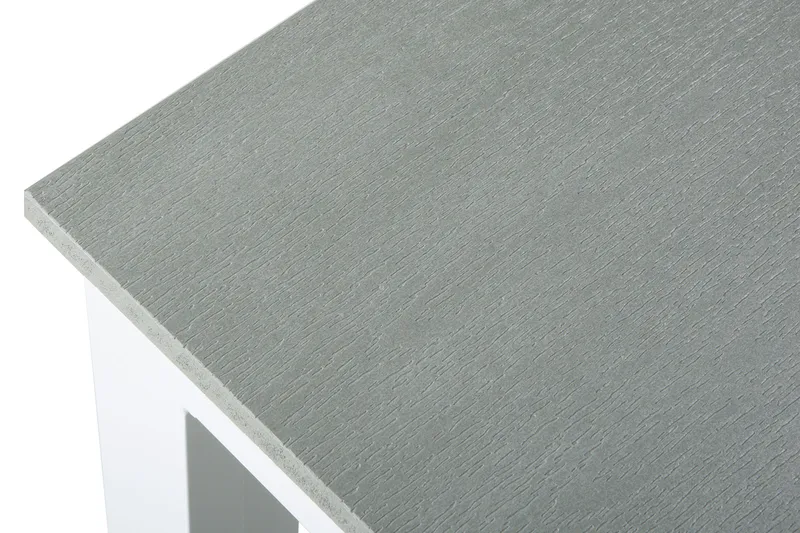 Tunis ulkoruokapöytä 205x90 cm, suorakulmainen - Valkoinen/Harmaa - Puutarhakalusteet - Terassipöydät - Ruokapöytä terassille