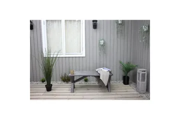 Ulkopenkki Scottsdale 100 cm - Shabby Chic harmaa, 100 cm - Puutarhakalusteet - Ulkosohva & puutarhapenkki - Puutarhapenkki & ulkopenkki