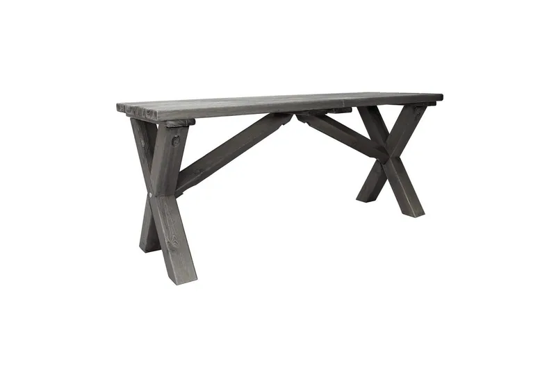 Ulkopenkki Scottsdale 100 cm - Shabby Chic harmaa, 100 cm - Puutarhakalusteet - Ulkosohva & puutarhapenkki - Puutarhapenkki & ulkopenkki