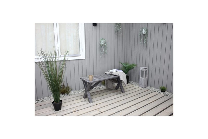 Ulkopenkki Scottsdale 100 cm - Shabby Chic harmaa, 100 cm - Puutarhakalusteet - Ulkosohva & puutarhapenkki - Puutarhapenkki & ulkopenkki