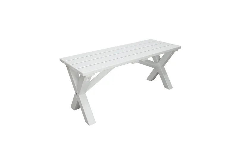 Ulkopenkki Scottsdale 100 cm, Valkoinen, 100 cm