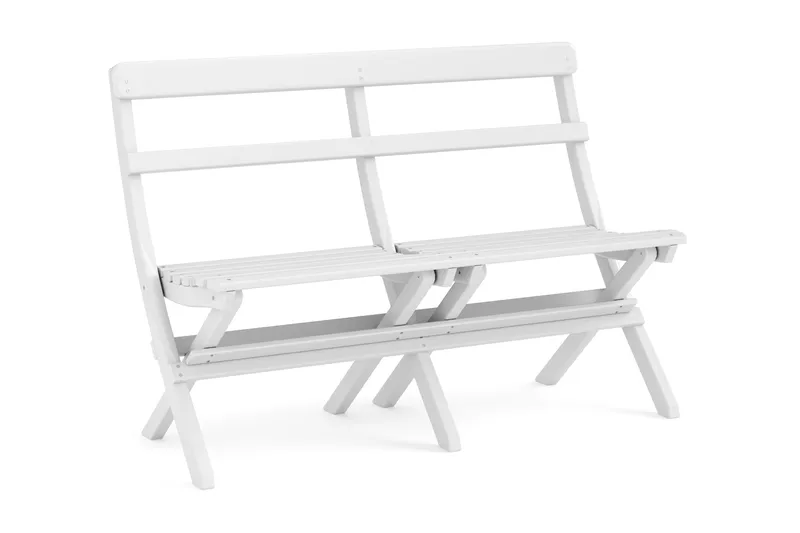 Ulkosohva 110x60x89 cm, Valkoinen