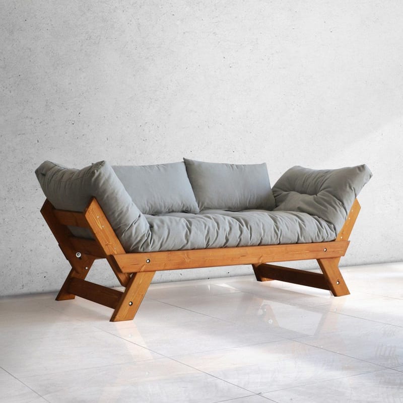 Zylar 2-istuttava Vuodesohva, Harmaa