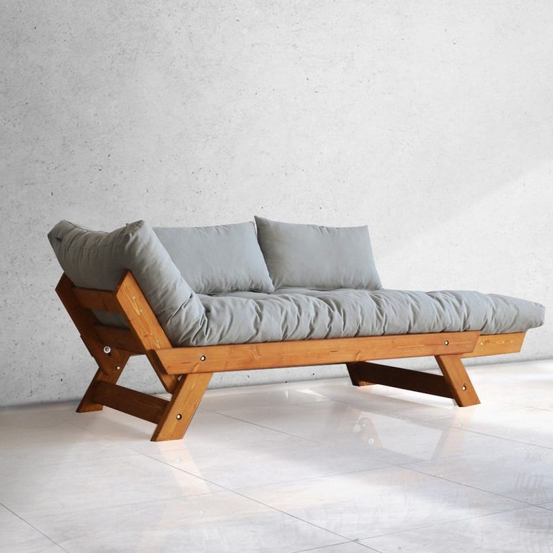 Zylar 2-istuttava Vuodesohva - Harmaa - Huonekalut - Sohva - Vuodesohva - 2 istuttava vuodesohva