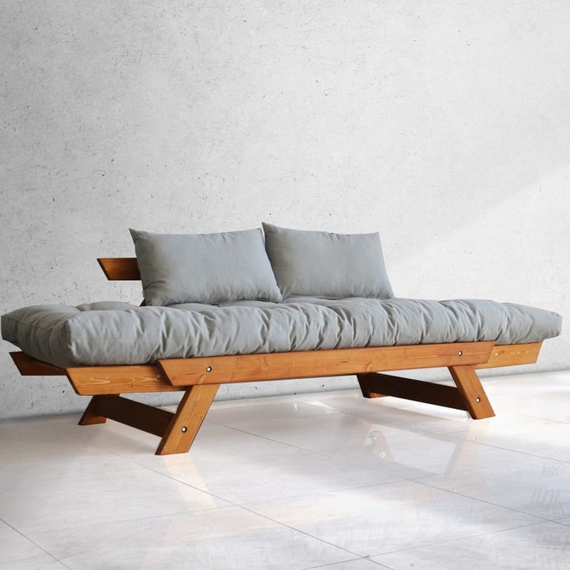 Zylar 2-istuttava Vuodesohva - Harmaa - Huonekalut - Sohva - Vuodesohva - 2 istuttava vuodesohva