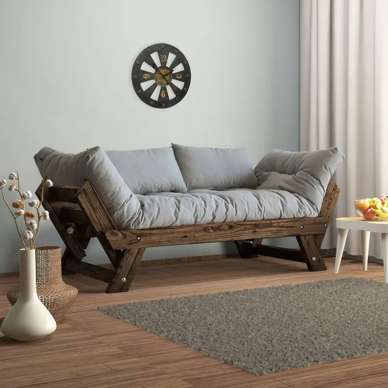 Zylar 2-istuttava Vuodesohva - Harmaa - Huonekalut - Sohva - Vuodesohva - 2 istuttava vuodesohva