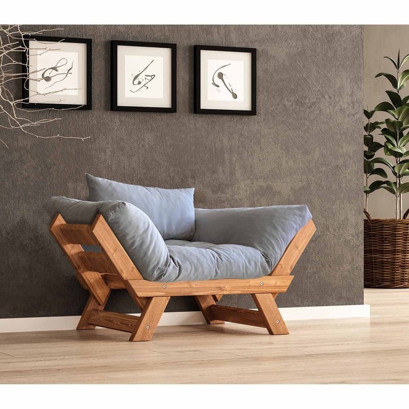 Zylar 2-istuttava Vuodesohva, Hiilenharmaa