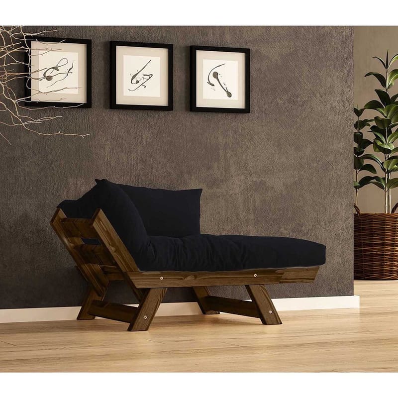 Zylar 2-istuttava Vuodesohva - Musta - Huonekalut - Sohva - Vuodesohva - 2 istuttava vuodesohva