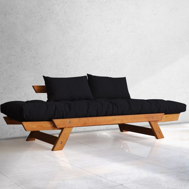 Zylar 2-istuttava Vuodesohva - Musta - Huonekalut - Sohva - Vuodesohva - 2 istuttava vuodesohva