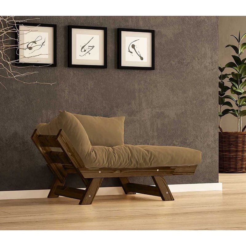 Zylar 2-istuttava Vuodesohva - Ruskea - Huonekalut - Sohva - Vuodesohva - 2 istuttava vuodesohva