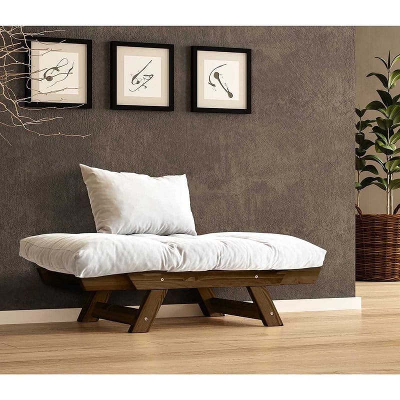 Zylar 2-istuttava Vuodesohva - Valkoinen - Huonekalut - Sohva - Vuodesohva - 2 istuttava vuodesohva