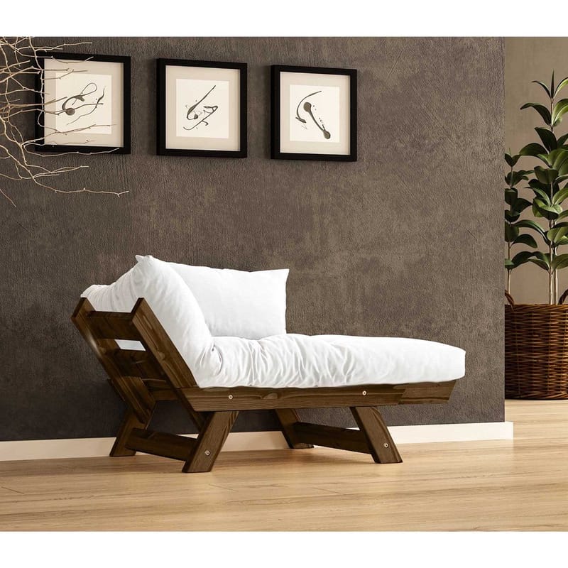 Zylar 2-istuttava Vuodesohva - Valkoinen - Huonekalut - Sohva - Vuodesohva - 2 istuttava vuodesohva