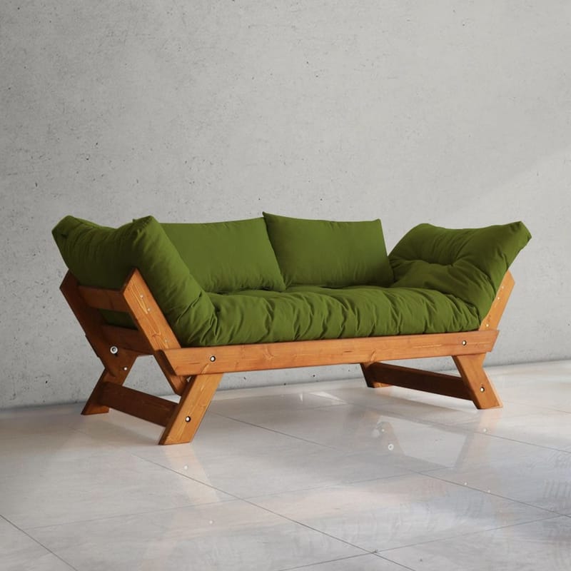 Zylar 2-istuttava Vuodesohva - Vihreä - Huonekalut - Sohva - Vuodesohva - 2 istuttava vuodesohva