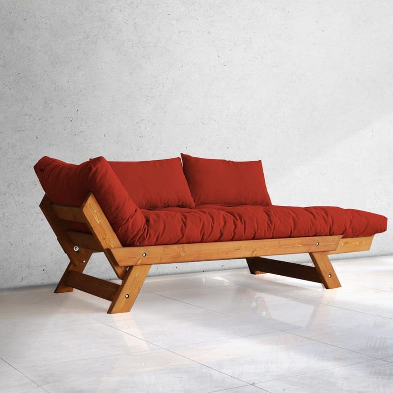 Zylar 2-istuttava Vuodesohva - Punainen - Huonekalut - Sohva - Vuodesohva - 2 istuttava vuodesohva