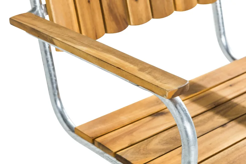 Arild Ruokailuryhmä 110 cm Pyöreä + 4 Ruokailutuolia - Puutarhakalusteet - Ulkoryhmä - Ruokailuryhmät ulos