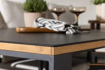 Aspvik Ruokailuryhmä 200x100 cm - Puutarhakalusteet - Ulkoryhmä - Ruokailuryhmät ulos