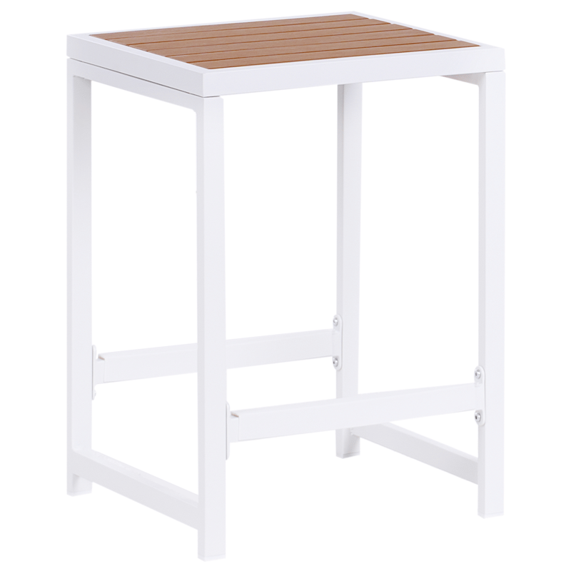 Baarisetti puutarhaan 2-istuttava Avetrana - valkoinen/ruskea - Puutarhakalusteet - Ulkoryhmä - Ruokailuryhmät ulos