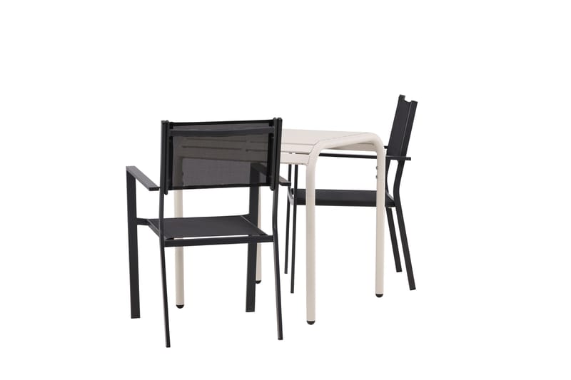 Borneo Ruokailuryhmä + 2 Copacabana tuolia - Puutarhakalusteet - Ulkoryhmä - Ruokailuryhmät ulos