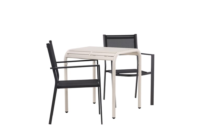 Borneo Ruokailuryhmä + 2 Copacabana tuolia - Puutarhakalusteet - Ulkoryhmä - Ruokailuryhmät ulos