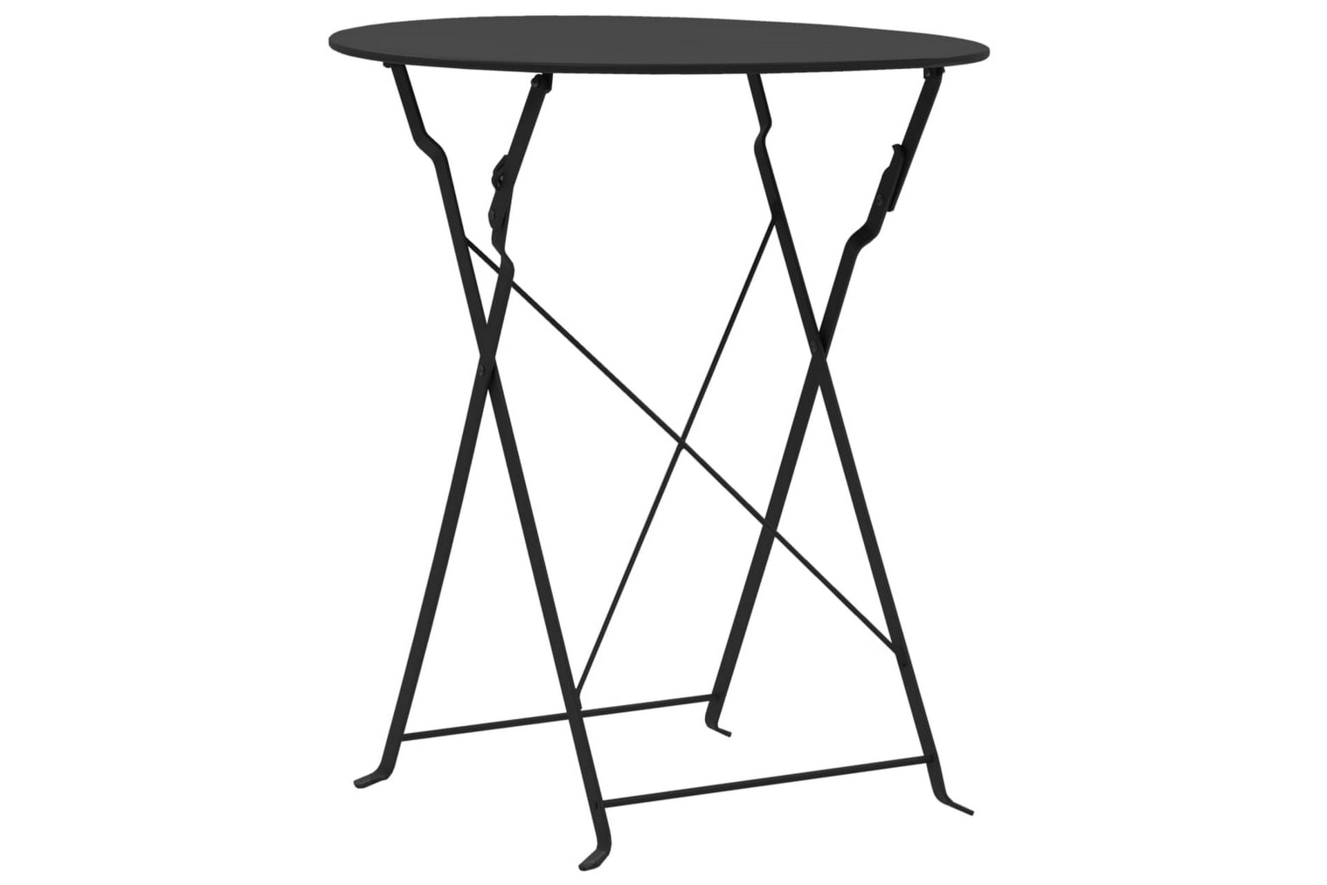 3-osainen Bistrosarja Teräs musta - Musta - Puutarhakalusteet - Ulkoryhmä - Cafe-ryhmä