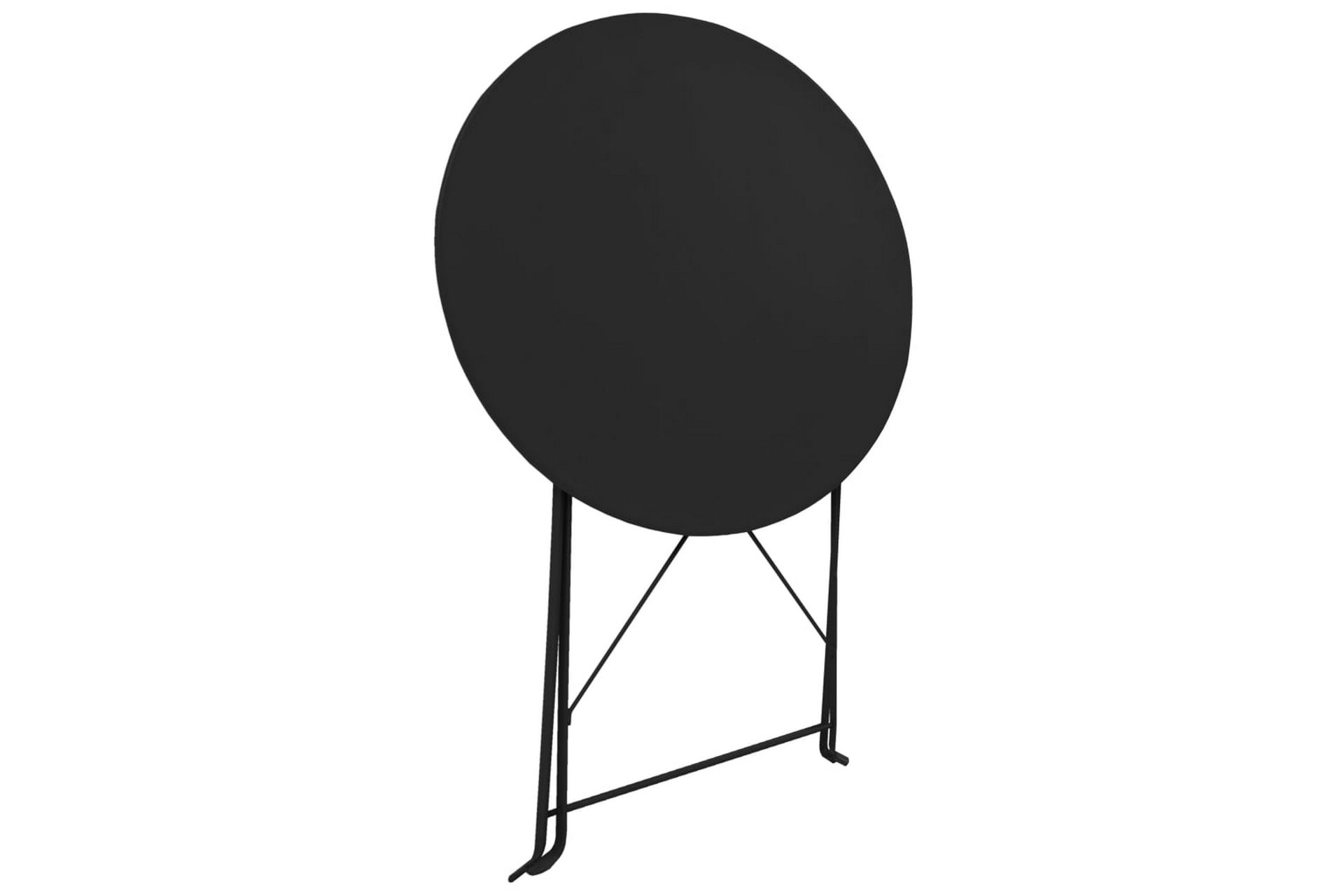 3-osainen Bistrosarja Teräs musta - Musta - Puutarhakalusteet - Ulkoryhmä - Cafe-ryhmä