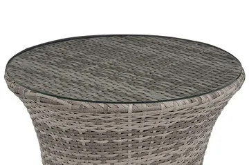 Parvekekalustesetti Capri 54 cm - Harmaa - Puutarhakalusteet - Ulkoryhmä - Cafe-ryhmä