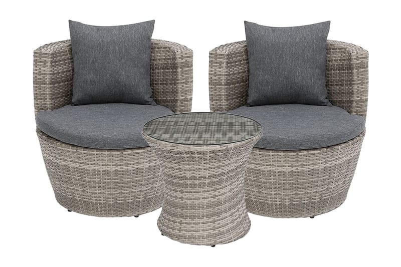 Parvekekalustesetti Capri 54 cm, Harmaa