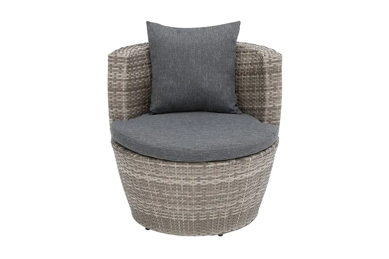 Parvekekalustesetti Capri 54 cm - Harmaa - Puutarhakalusteet - Ulkoryhmä - Cafe-ryhmä