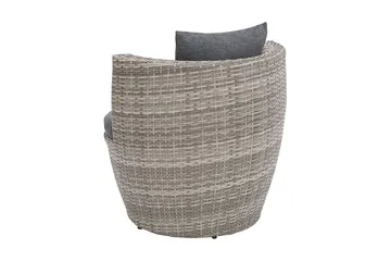 Parvekekalustesetti Capri 54 cm - Harmaa - Puutarhakalusteet - Ulkoryhmä - Cafe-ryhmä
