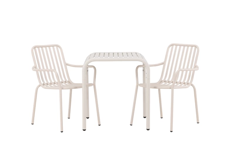 Parvekeryhmä Borneo 70 cm 2 Peking tuolia - Beige - Puutarhakalusteet - Parveke - Parvekekalusteet - Parvekesetti