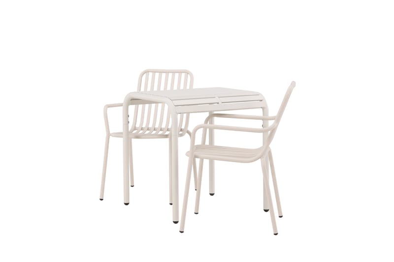 Parvekeryhmä Borneo 70 cm 2 Peking tuolia - Beige - Puutarhakalusteet - Parveke - Parvekekalusteet - Parvekesetti