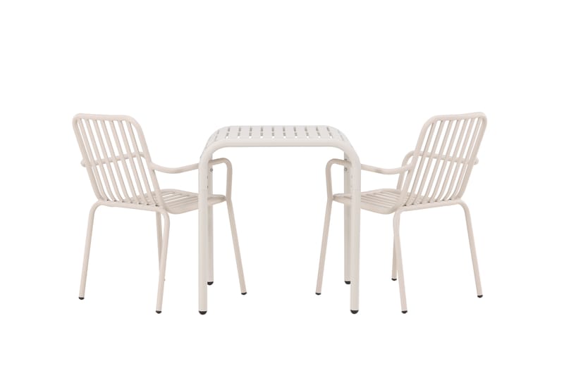 Parvekeryhmä Borneo 70 cm 2 Peking tuolia - Beige - Puutarhakalusteet - Parveke - Parvekekalusteet - Parvekesetti