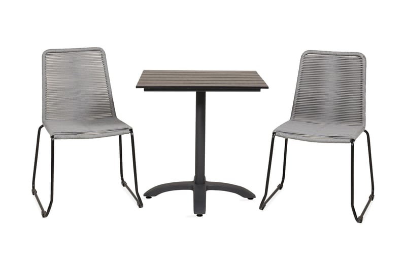 Parvekeryhmä Colorado 70 cm 2 Lindos tuolia, Musta