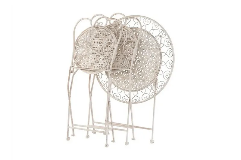 Parvekeryhmä Dovidio - Beige - Puutarhakalusteet - Ulkoryhmä - Cafe-ryhmä