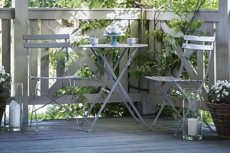 Parvekeryhmä Fiori 52 cm - Puutarhakalusteet - Ulkoryhmä - Cafe-ryhmä