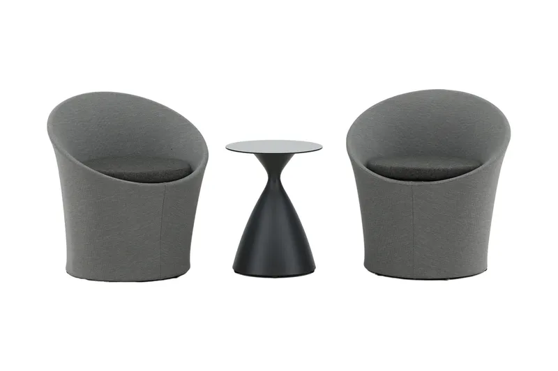 Parvekeryhmä Spoga 2:n ist, Musta/Tummanharmaa