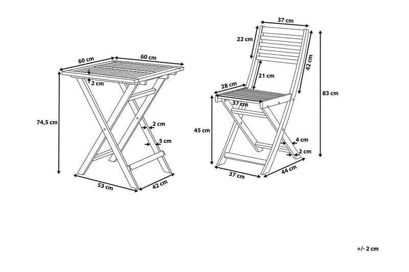 Parvekeryhmä Villasayas - Valkoinen - Puutarhakalusteet - Ulkoryhmä - Cafe-ryhmä