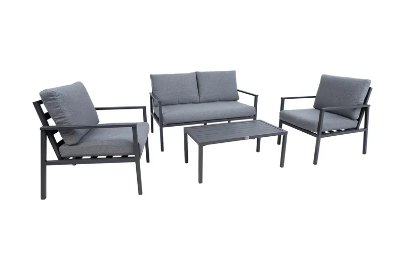 Puutarhasetti Adrio Tummanharmaa, undefined