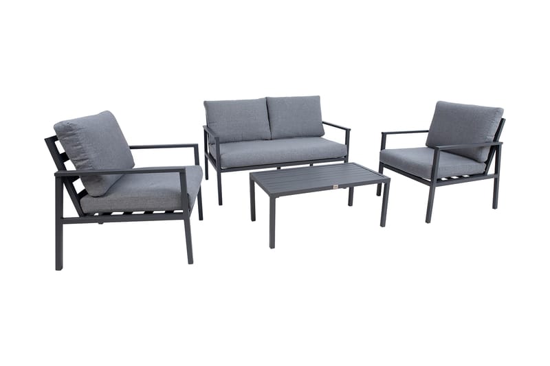 Puutarhasetti Adrio Tummanharmaa, undefined