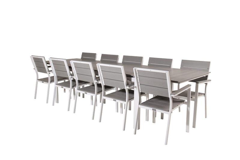 Levels Ruokailuryhmä + 10 tuolia - Puutarhakalusteet - Ulkoryhmä - Ruokailuryhmät ulos