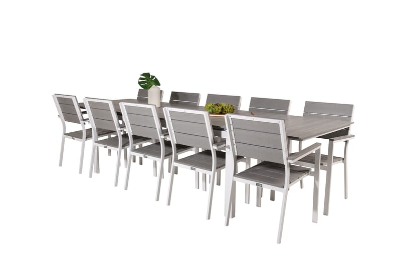 Levels Ruokailuryhmä + 10 tuolia - Puutarhakalusteet - Ulkoryhmä - Ruokailuryhmät ulos