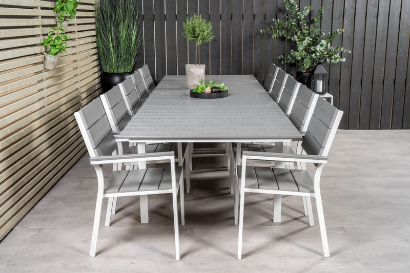 Levels Ruokailuryhmä + 10 tuolia - Puutarhakalusteet - Ulkoryhmä - Ruokailuryhmät ulos