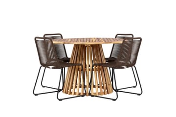 Lumpur Ruokailuryhmä + 4 tuolia