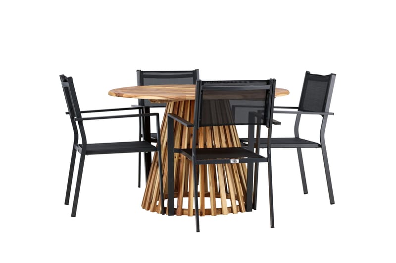 Lumpur Ruokailuryhmä + Copacabana 4 tuolia - Puutarhakalusteet - Ulkoryhmä - Ruokailuryhmät ulos