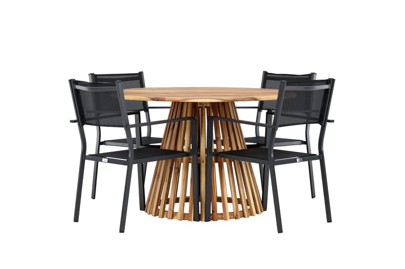 Lumpur Ruokailuryhmä + Copacabana 4 tuolia - Puutarhakalusteet - Ulkoryhmä - Ruokailuryhmät ulos