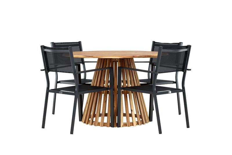 Lumpur Ruokailuryhmä + Copacabana 4 tuolia - Puutarhakalusteet - Ulkoryhmä - Ruokailuryhmät ulos